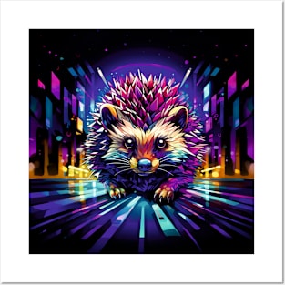 Futuristic Hedgehog Posters and Art